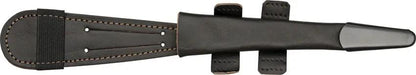 IXL Black Commando Dagger 180B/LS - 11.5 Inch Overall, Black Finish Stainless Blade, Grooved Handle, Belt Sheath by IXL