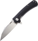 CJRB Talla Liner Lock Knife D2 Stonewashed Blade Black G10 Handle EDC Everyday Carry by CJRB