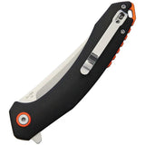 CJRB Gobi Linerlock Knife D2 Tool Steel Black G10 Handle EDC For Knife Enthusiasts by CJRB
