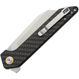 CJRB Rampart Linerlock Carbon Fiber D2 Blade EDC Knife by CJRB