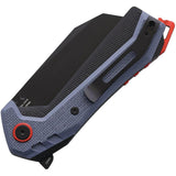 CJRB Tigris Linerlock EDC Knife AR RPM9 Steel Black PVD Cleaver Blade Three Point Seven Five Inch by CJRB