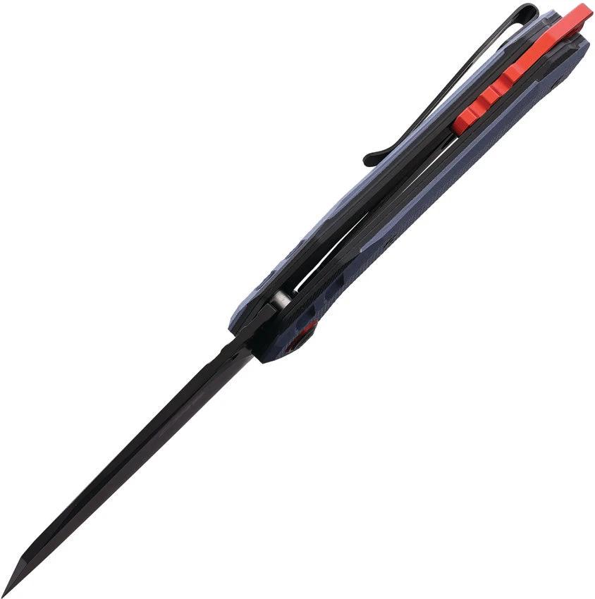CJRB Tigris Linerlock EDC Knife AR RPM9 Steel Black PVD Cleaver Blade Three Point Seven Five Inch by CJRB
