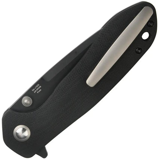 CJRB Scoria Linerlock Knife Black G10 Handle AR RPM9 Stainless Blade PVD Coated For EDC Enthusiasts by CJRB