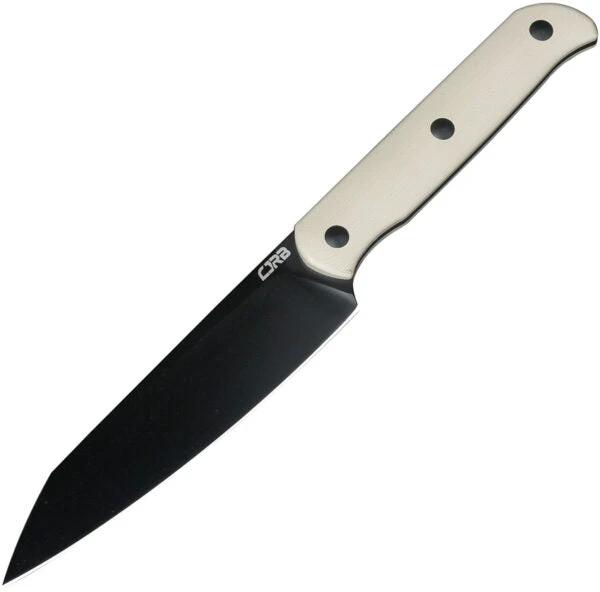 CJRB Silax Fixed Blade Knife Desert Tan G10 Durable Full Tang With Black PVD Blade And Kydex Sheath For Outdoor EDC by CJRB