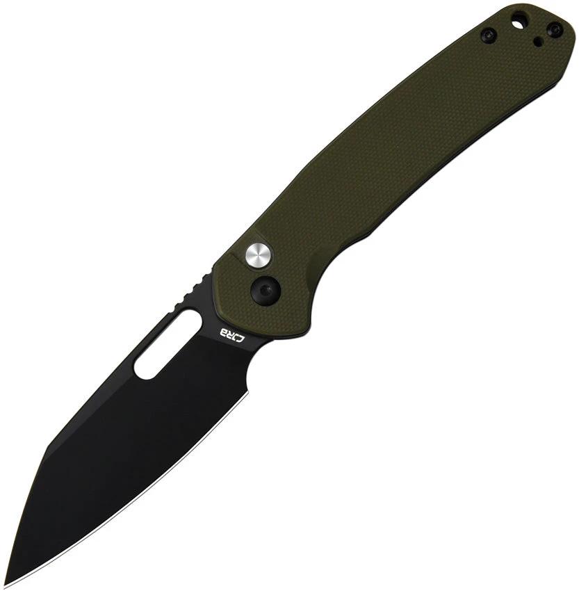 CJRB Pyrite Button Lock Green G10 J1925A-BGN by CJRB