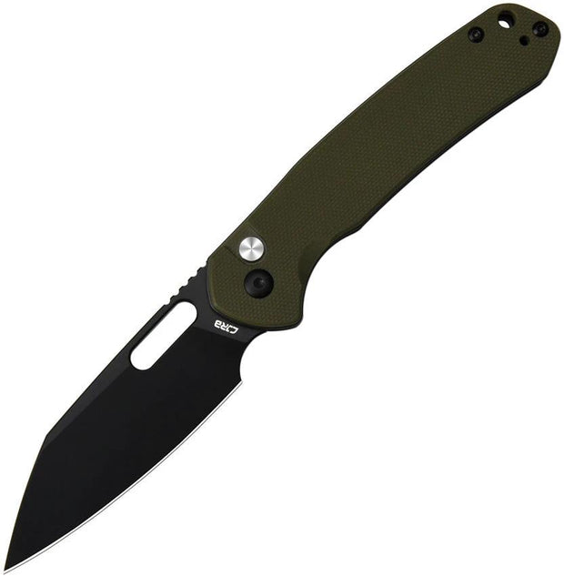 CJRB Pyrite Button Lock Green G10 J1925A-BGN by CJRB