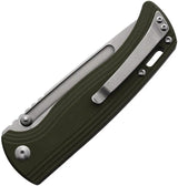 CJRB Resource Linerlock Knife Premium With Green G10 Handle And AR RPM9 Blade For EDC Enthusiasts by CJRB