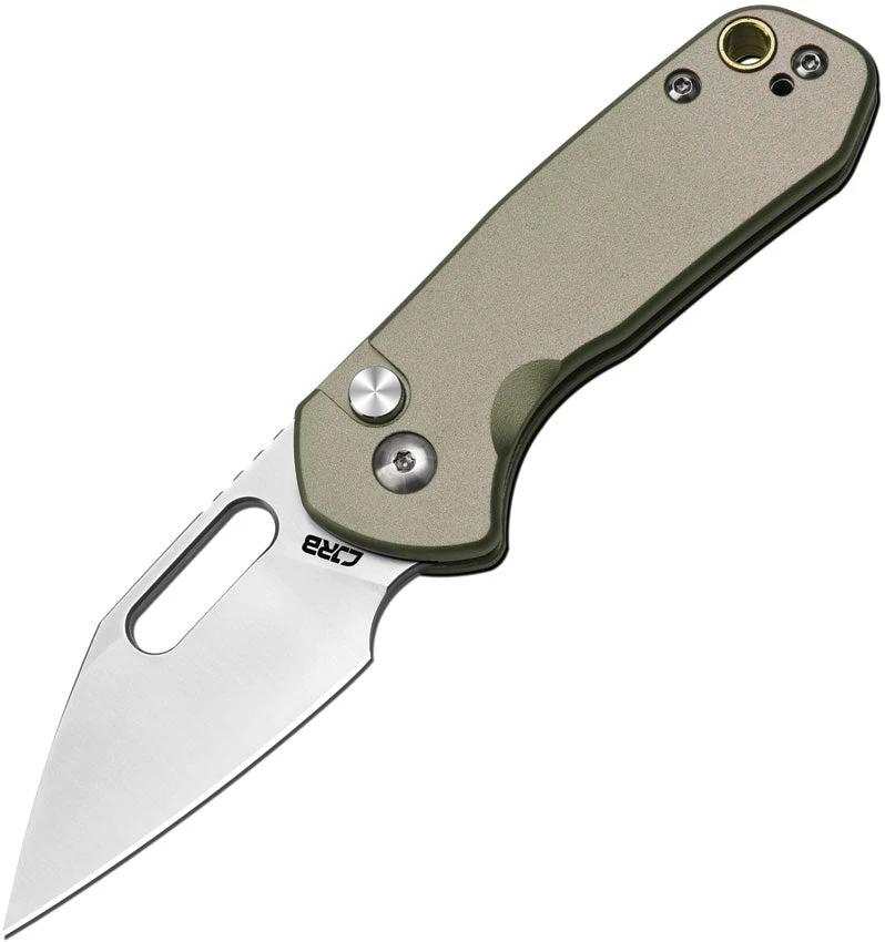 CJRB Mini Pyrite Button Lock Green J1933-GN by CJRB