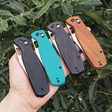 CJRB Prado Crossbar Lock Knife Aqua G10 Handle 3.75in Satin AR-RPM9 Blade for EDC Enthusiasts by CJRB