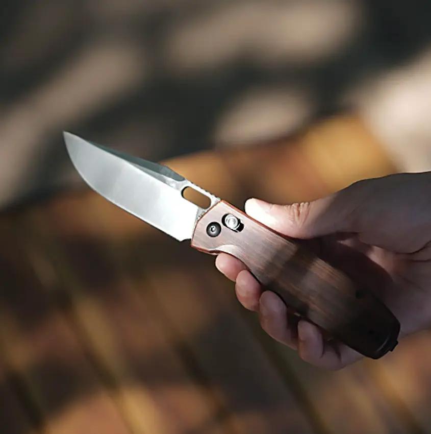 CJRB Prado Crossbar Lock Ebony Folding Knife For EDC Enthusiasts With Premium Satin RPM9 Blade by CJRB