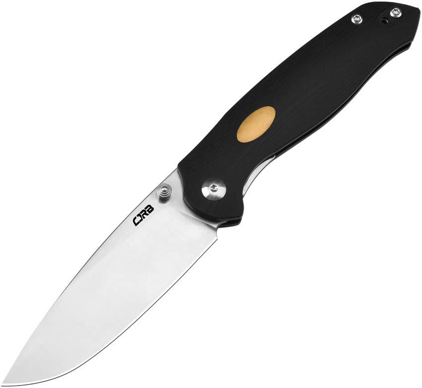CJRB Nova Linerlock Knife With Black G10 Handle 3.5in Satin AR RPM9 Tanto For Premium EDC Enthusiasts by CJRB