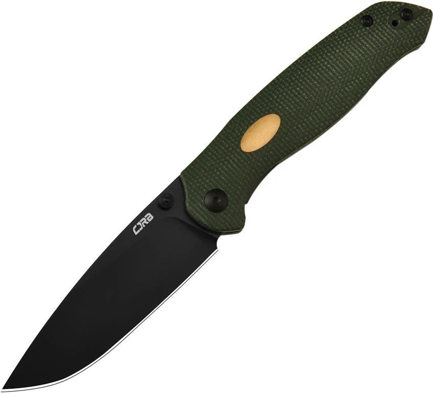 CJRB Aes Linerlock Green Micarta J1938-BMGN by CJRB