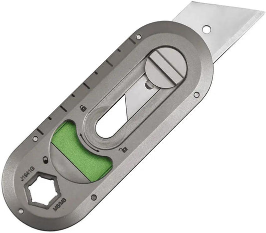 CJRB Breeze EDC Tool Green Aluminum Handle With Hex Driver Ruler Bottle Opener Rotating Locking Mechanism For EDC Fans by CJRB