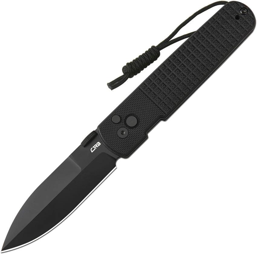 CJRB Locust Button Lock Black G10 J1951-BBK by CJRB