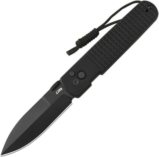 CJRB Locust Button Lock Black G10 J1951-BBK by CJRB