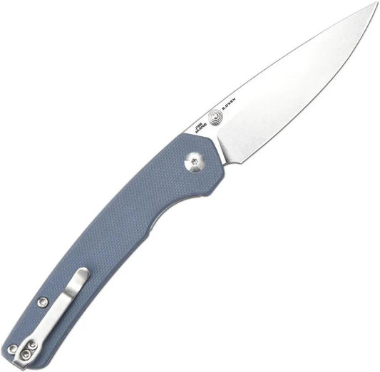 CJRB Kain Linerlock Knife 3 Inch Drop Point AR RPM9 Blade Slate Blue G10 EDC Everyday Carry by CJRB