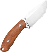 CJRB Mutt Fixed Blade Knife Harpoon Style 3.25in Full Tang Wood Handle Rugged Outdoor EDC by CJRB