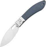 CJRB Sasaya Button Lock Folding Knife With Gray G10 Handle AR RPM9 Blade EDC Ready by CJRB