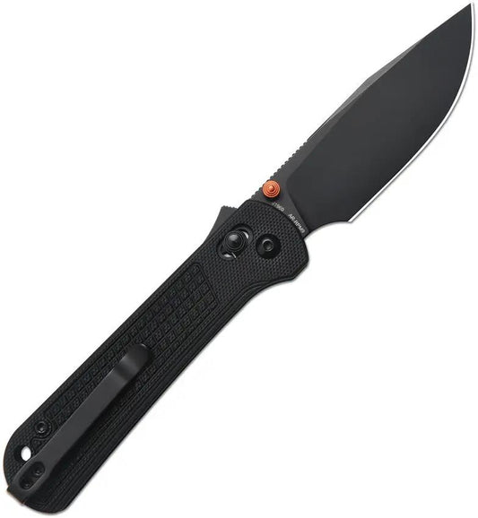 CJRB Bolt Recoil Lock V2 Black G10 Handle AR RPM9 Drop Point Rugged Folding Knife For EDC Enthusiasts by CJRB