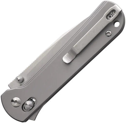 CJRB Bolt Recoil Lock Ti EDC Knife With 3.25in ARRPM9 Blade Rugged Titanium Handle Thumb Stud Lanyard Pocket Clip Case by CJRB