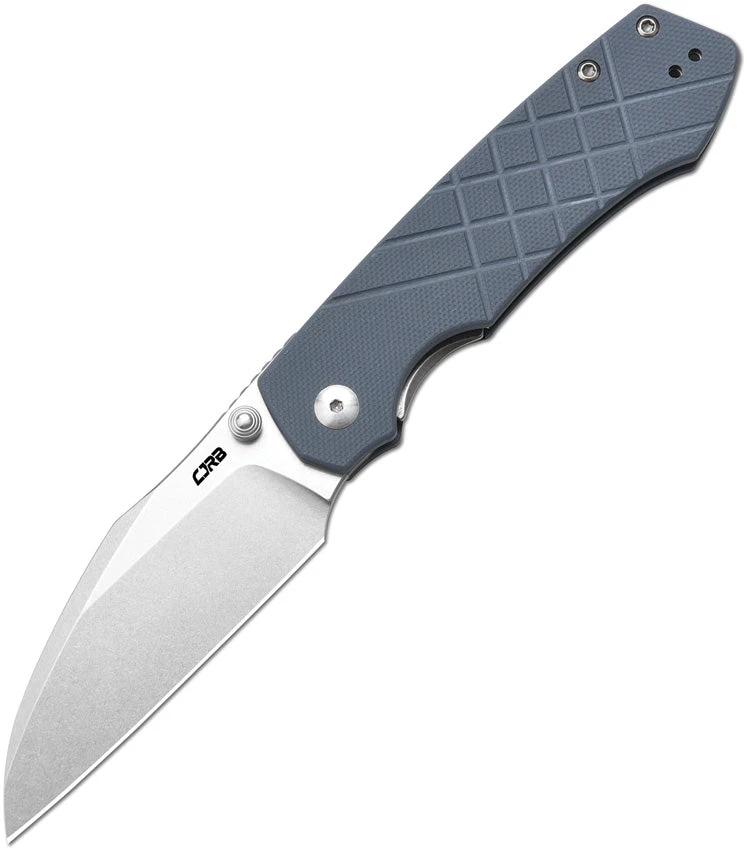 CJRB Kestrel Linerlock Knife Wharncliffe AR RPM9 3.3in Blade Blue G10 Handle EDC Enthusiasts by CJRB