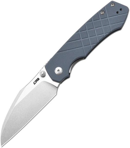 CJRB Kestrel Linerlock Knife Wharncliffe AR RPM9 3.3in Blade Blue G10 Handle EDC Enthusiasts by CJRB
