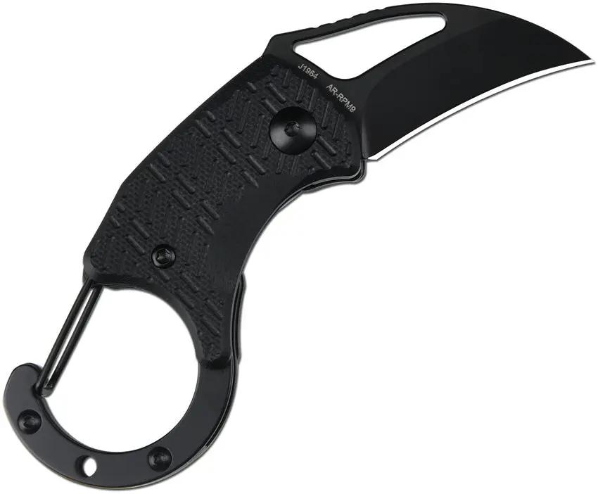 CJRB Anansi Linerlock EDC Knife With Black PVD Hawkbill Blade And G10 Handle For Everyday Carry Enthusiasts by CJRB