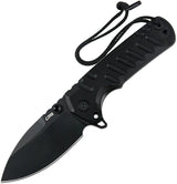 CJRB Tundra Linerlock Knife 5in Closed D2 Drop Point Blade Black PVD G10 Handle EDC Ready by CJRB