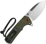 CJRB Tundra Linerlock Knife Green G10 Handle D2 Tool Steel Rugged EDC Everyday Carry by CJRB