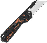 CJRB Boxer Button Lock Knife With 2Cr13 Steel Blade Black G10 Handle Includes 10 Extra Blades For EDC Enthusiasts by CJRB