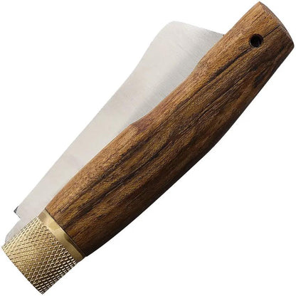 Jose Da Cruz Large Grafting Knife IPL XT 85 015 B - Acacia Wood Handle With Brass Locking Ferrule Boxed by JOSE DA CRUZ