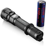 JetBeam IIIMR Tactical Flashlight Rechargeable 2000 Lumen Turbo Strobe for Professionals by JETBeam