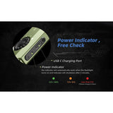 JetBeam E26 Flashlight Green 3in1 EDC Laser UV Light USB C Rechargeable for Outdoor Enthusiasts by JETBeam