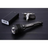 JetBeam M64 Rechargeable Flashlight with 6800 Lumen Turbo Water Resistant for Outdoor Enthusiasts by JETBeam