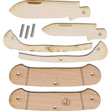 JJ's Knife Kit Two Blade Canoe Knife Kit JJ5 - Build Your Own Wooden Pocket Knife With Safe Unsharpened Blades by JJ's Knife Kit