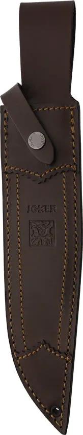 Joker Bowie Knife 9.45 Inch Satin N695 Blade Full Tang Stag Bone Handle Outdoor Survival by Joker
