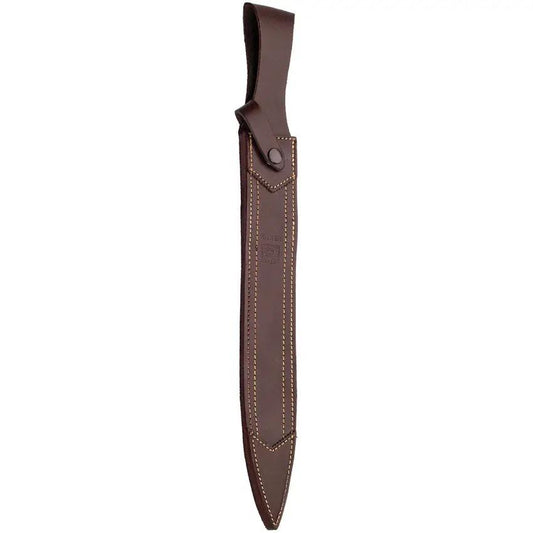 Joker Fixed Blade CC30 Knife With 13in Satin Blade Stag Handle Leather Sheath Rugged Outdoorsmen by Joker