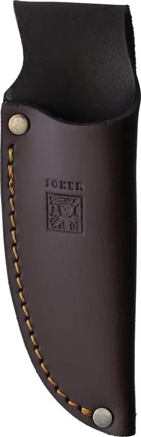 Joker Erizo Fixed Blade Knife With Stag Handle Full Tang For Outdoors Enthusiasts by Joker