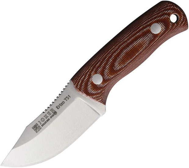 Joker Erizo TS1 Fixed Blade Brown CD-81 by Joker
