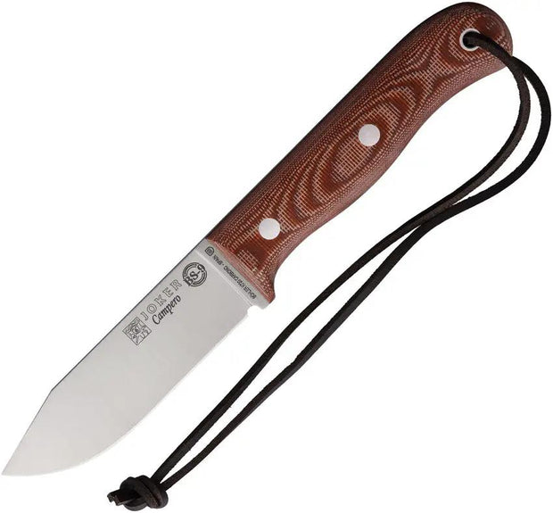 Joker Campero Fixed Blade Knife CM118 With Micarta Handle Full Tang 9 Inch Outdoor Survival by Joker