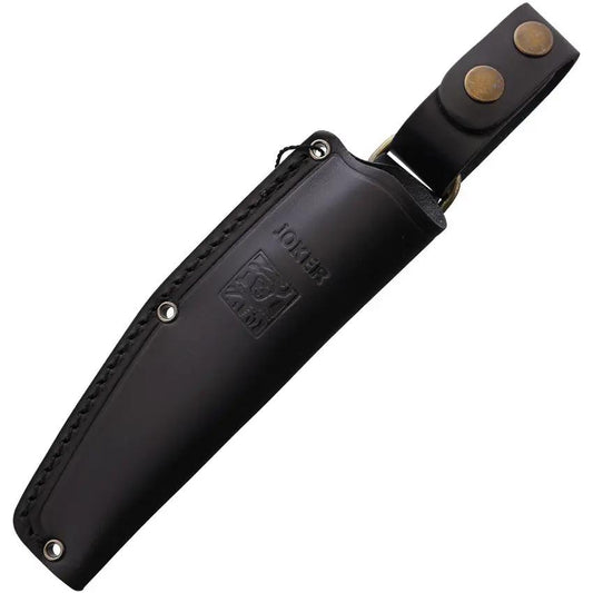 Joker Bushcrafter CM120 Fixed Blade Knife With Satin N695 Blade And Micarta Handle For Outdoor Bushcraft Enthusiasts by Joker