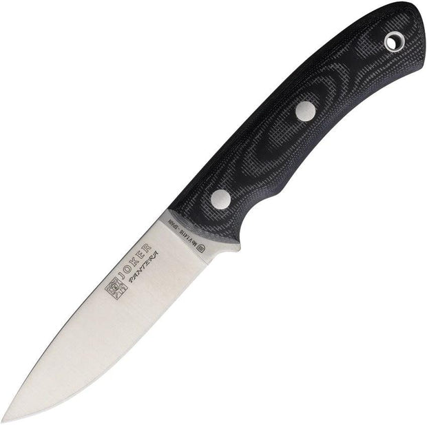 Joker Pantera Fixed Blade Black Jute CM17 by Joker