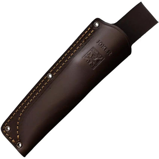 Joker Nomad Fixed Blade Knife With Walnut Handle N695 Satin 5 Inch Blade Full Tang Rugged Outdoor Bushcraft by Joker
