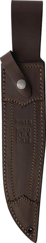 Joker Bowie Knife Walnut Handle 14.5in Overall Satin Bohler N695 Full Tang For Outdoor Enthusiasts by Joker