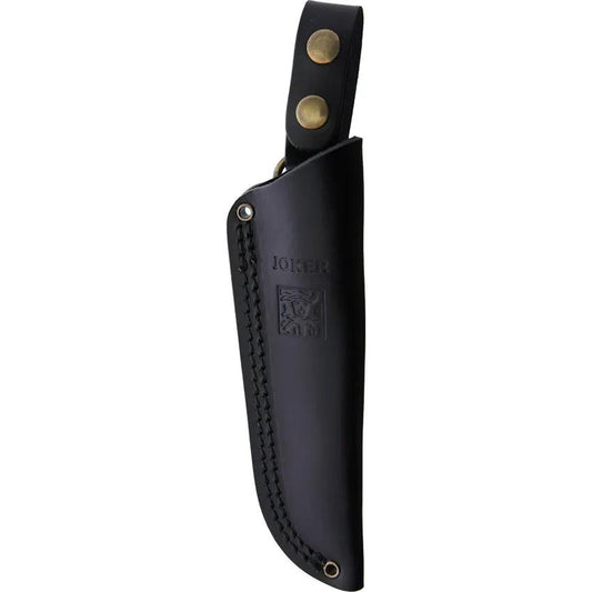 Joker Montanero Fixed Blade Knife For Outdoor Enthusiasts, 9 Inch Overall, Full Tang Satin 14C28N Blade, Green Micarta by Joker