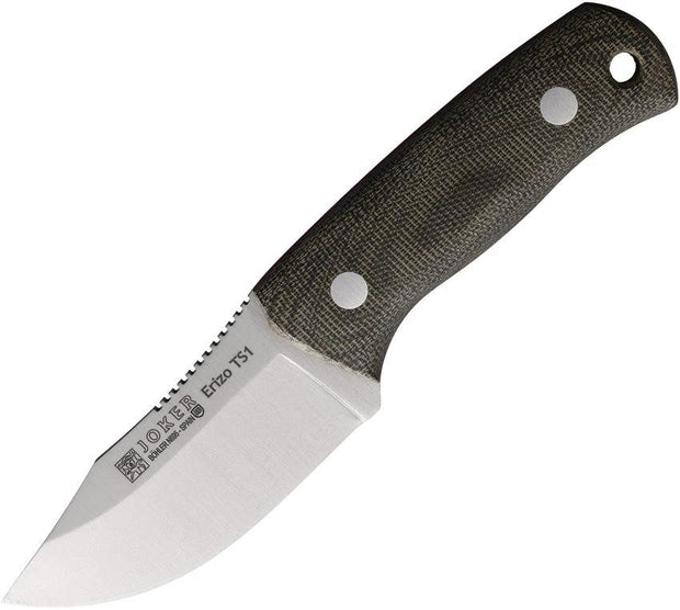 Joker Erizo TS1 Fixed Blade Green CV-81 by Joker