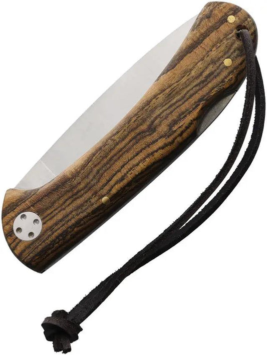Joker Cocker Lockback Knife NB-134 Bocote Wood Handle Premium Satin Blade 3.25in EDC by Joker