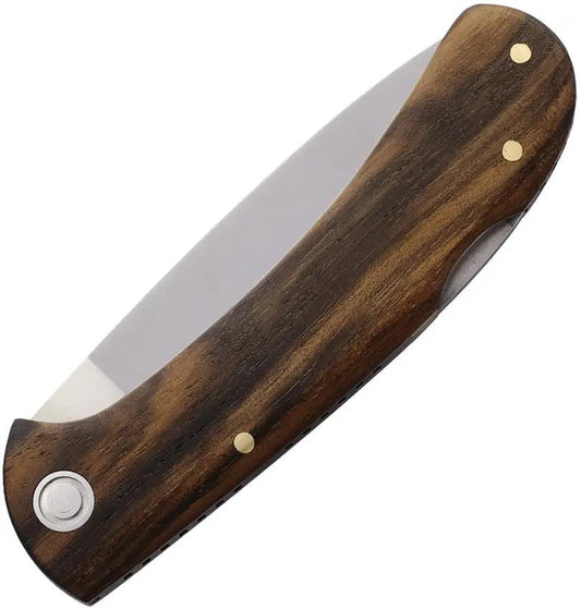 Joker Cocker Cub Lockback Knife Walnut Handle 2.75in Satin Blade EDC Collectors Premium by Joker
