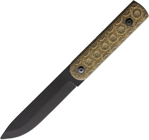 Jason Perry Blade Works Puukko Fixed Blade OD Green 204-MICARTA-ODG by Jason Perry Blade Works