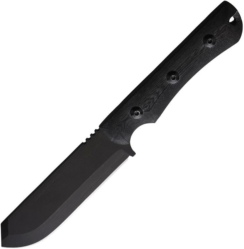 Jason Perry Blade Works Camp Knife Reverse Tanto 559-G10-BLK by Jason Perry Blade Works